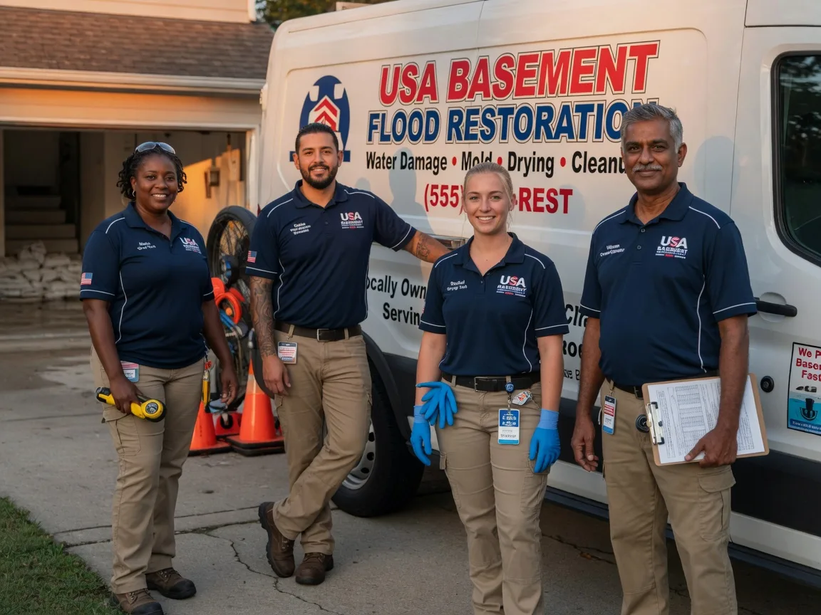 Basement Flood Cleanup company in Bluffs, IL