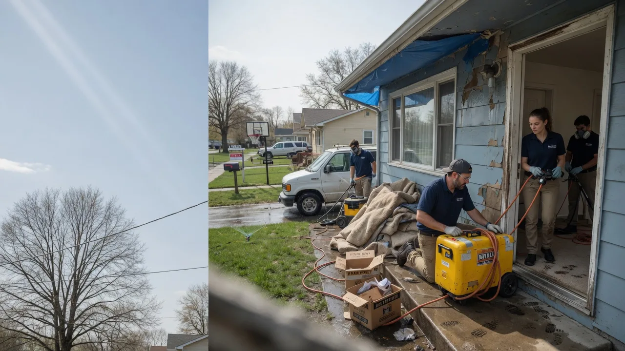 Basement Flood Cleanup in Bluffs, IL near me